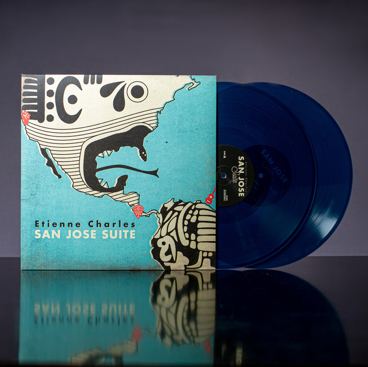 san jose suite double vinyl-two translucent navy discs and includes digital download card